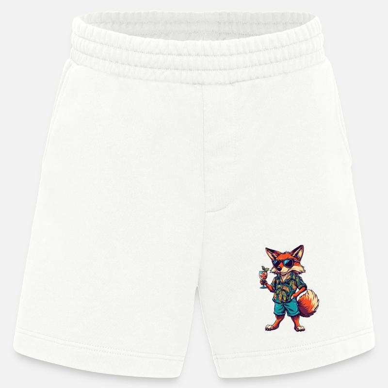 Fuchs Comic Sommer - Heavyweight Shorts - made by SPREAD - OFF WHITE