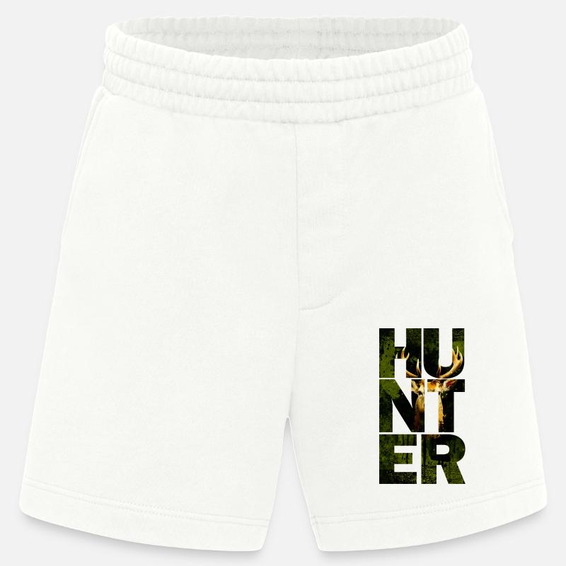 HUNTER Jäger - Heavyweight Shorts - made by SPREAD  - OFF WHITE