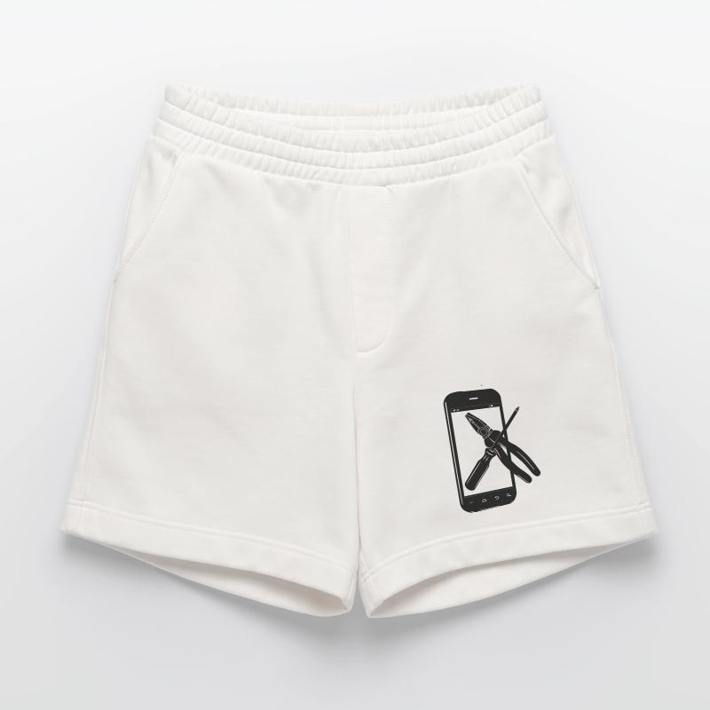 Smartphone with tools Heavyweight Shorts - made by SPREAD 