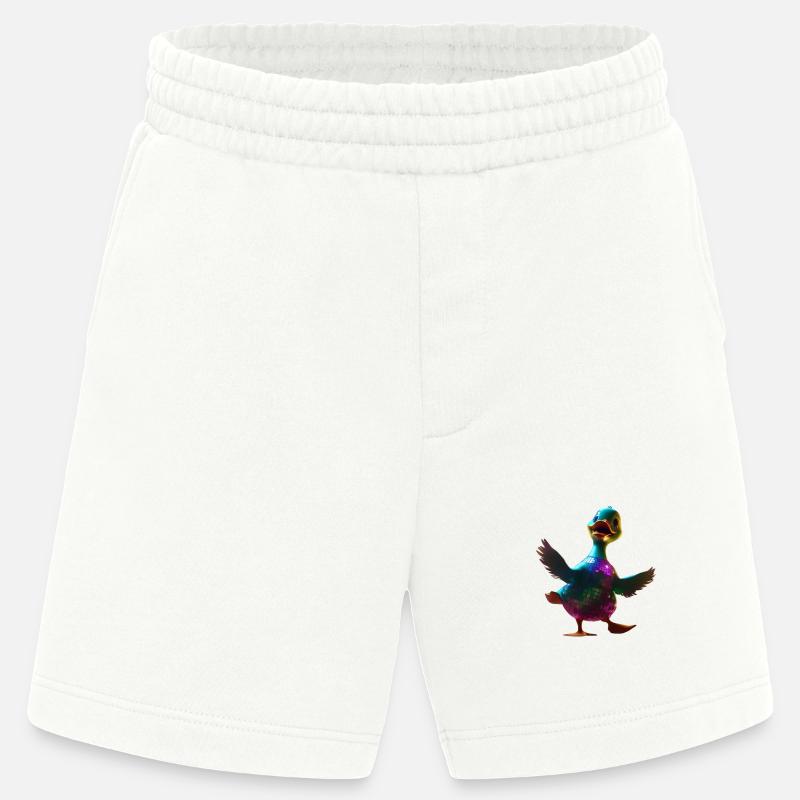 Canard dansant - Short bio épais fabriqué en UE - OFF WHITE