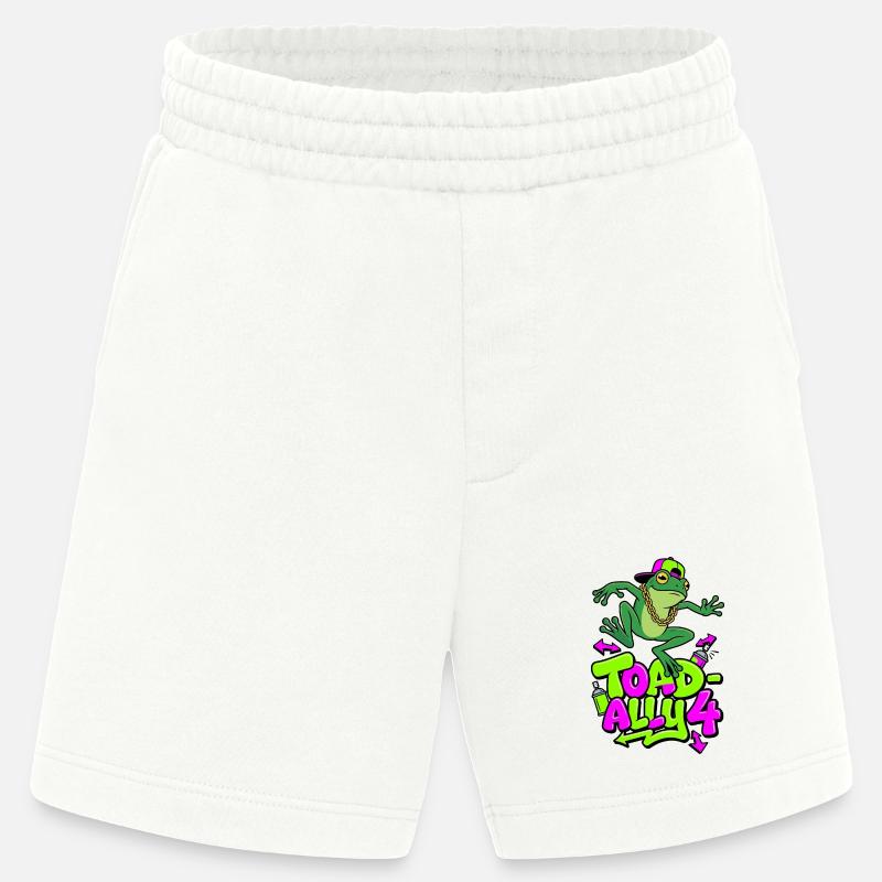 Toad-Ally 4 Cool Toad - Heavyweight Shorts - made by SPREAD  - OFF WHITE