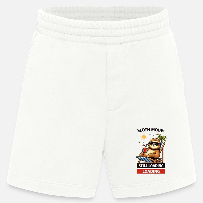 Sloth Mode: Still Loading - Heavyweight Shorts - made by SPREAD  - OFF WHITE