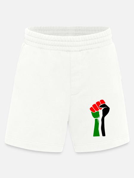 Free palestine - Heavyweight Shorts - made by SPREAD - OFF WHITE
