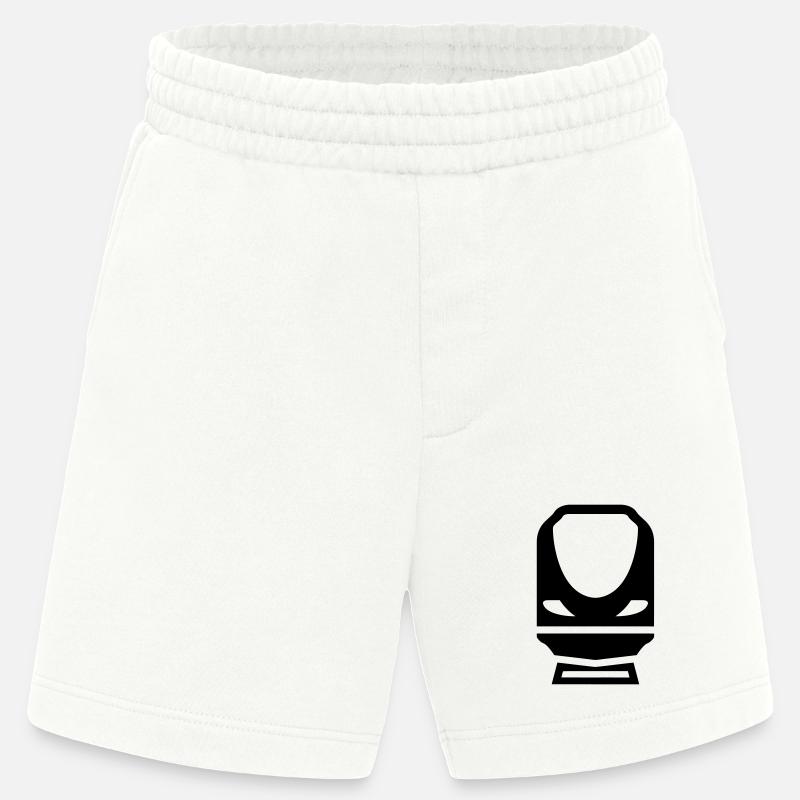 Eisenbahner / Eisenbahnen / Eisenbahn / Bahn - Heavyweight Shorts - made by SPREAD  - OFF WHITE