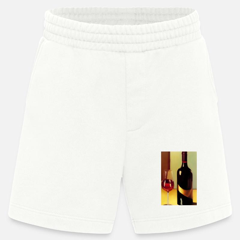 Wein Trinker - Heavyweight Shorts - made by SPREAD  - OFF WHITE