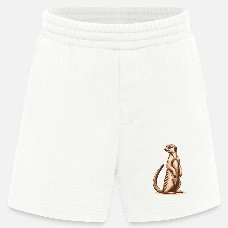 Suricate - Short bio épais fabriqué en UE - OFF WHITE