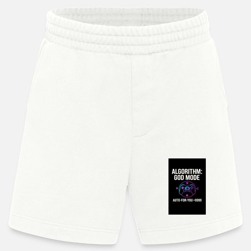 Algorithm God Mode - Heavyweight Shorts - made by SPREAD  - OFF WHITE
