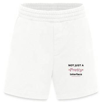 Not just a pretty Interface - UI/UX Tech Style - Heavyweight Shorts - made by SPREAD  - OFF WHITE - Vorne
