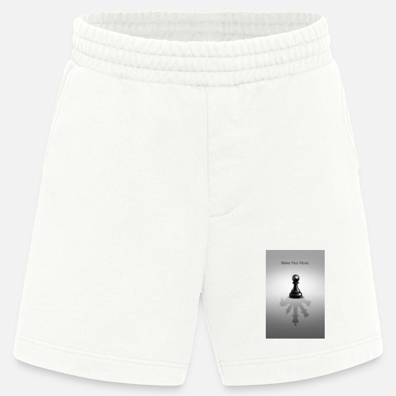 Make Your Move Minimal Mindset Design - Short bio épais fabriqué en UE - OFF WHITE