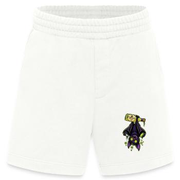 Tequila-Bat im Neon-Grün - Heavyweight Shorts - made by SPREAD  - OFF WHITE - Vorne