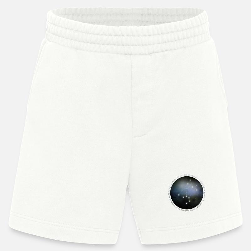 Sternzeichen - Löwe - Universum - Heavyweight Shorts - made by SPREAD  - OFF WHITE