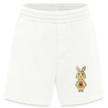 Seil-Hase - Heavyweight Shorts - made by SPREAD  - OFF WHITE - Vorne