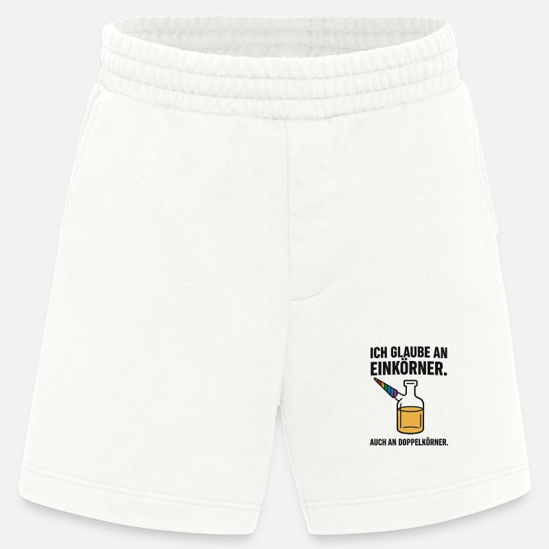 Ich glaube an Einhörner - Heavyweight Shorts - made by SPREAD  - OFF WHITE