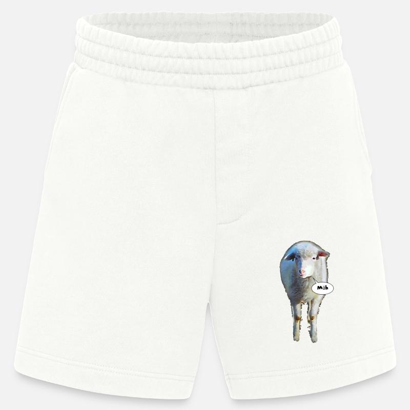 Mäh; Schaf - Heavyweight Shorts - made by SPREAD  - OFF WHITE