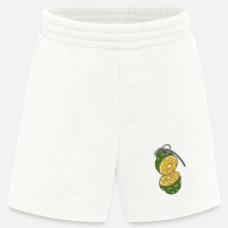 Die Granate ist eine Orange. - Heavyweight Shorts - made by SPREAD  - OFF WHITE