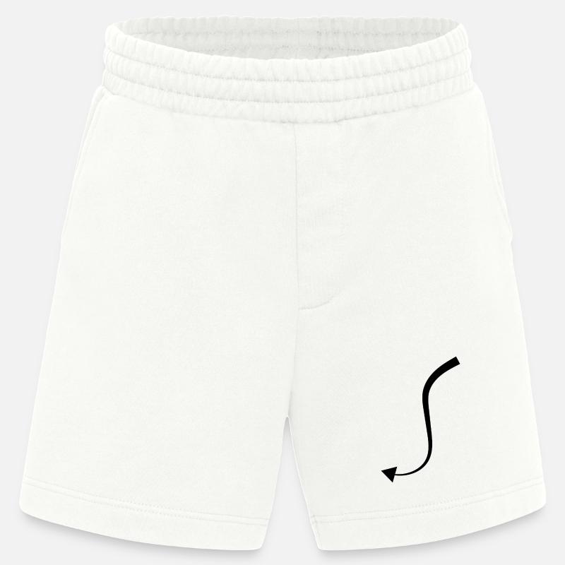 Queue du Diable - Short bio épais fabriqué en UE - OFF WHITE