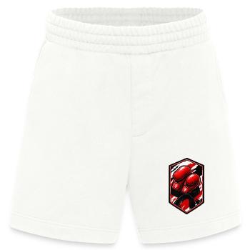 Rote Boxhandschuhe Patch - Heavyweight Shorts - made by SPREAD  - OFF WHITE - Vorne