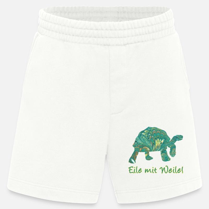 schildkröte e 71 - Heavyweight Shorts - made by SPREAD  - OFF WHITE
