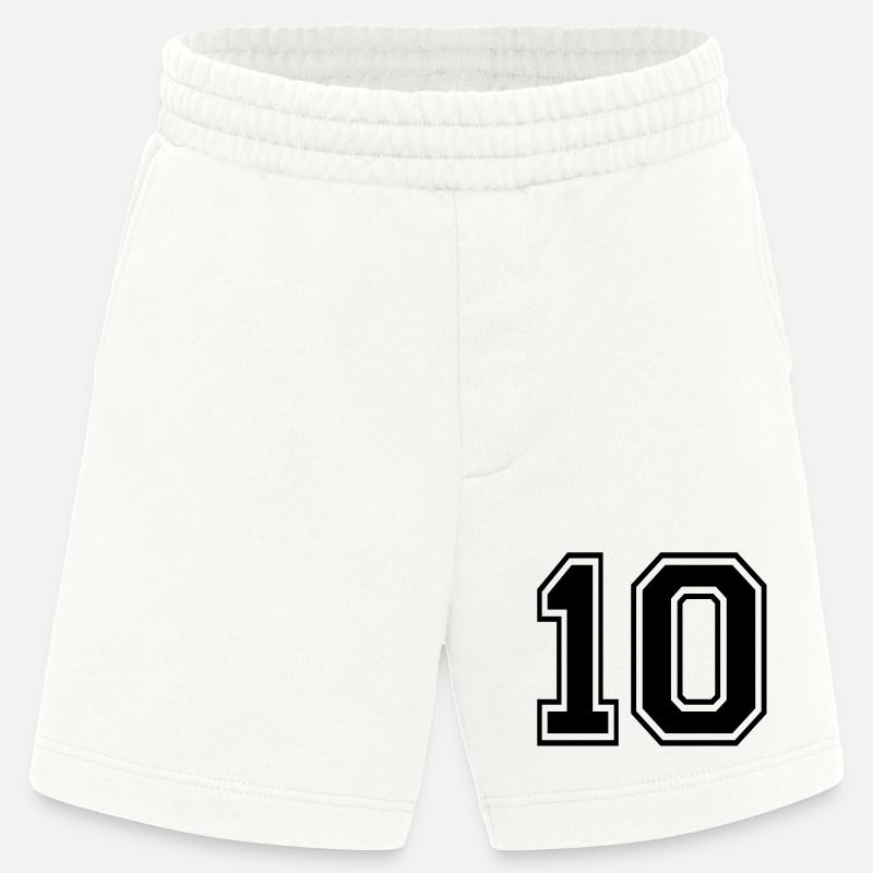 10 - Short bio épais fabriqué en UE - OFF WHITE