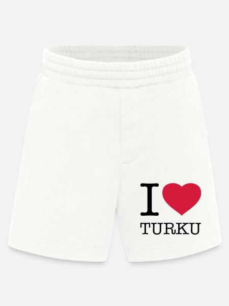 J’AIME TURKU Finlande Finlande - Short bio épais fabriqué en UE - OFF WHITE