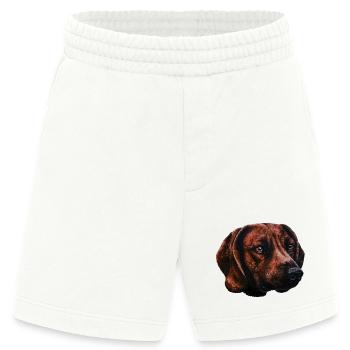 Schweißhund Portrait - Heavyweight Shorts - made by SPREAD  - OFF WHITE - Vorne