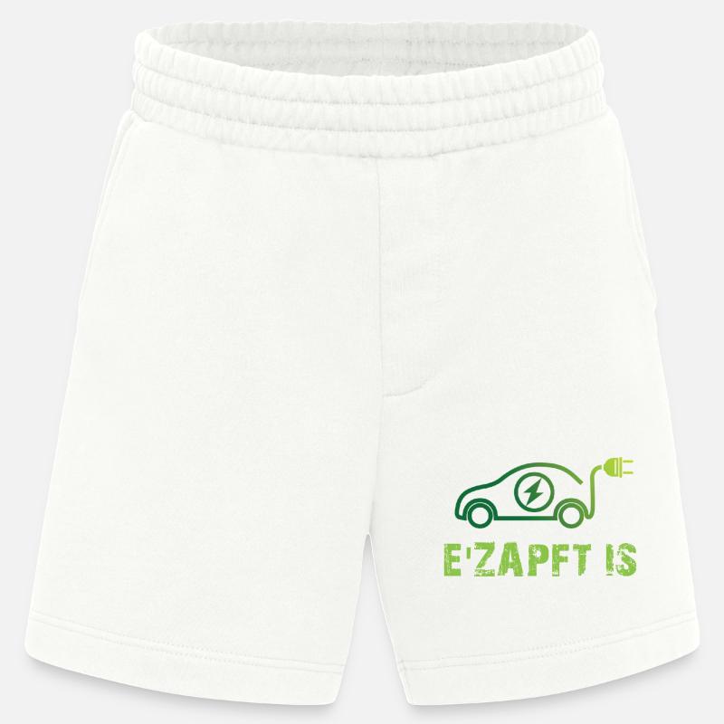  Elektrisches Auto Design - Heavyweight Shorts - made by SPREAD  - OFF WHITE