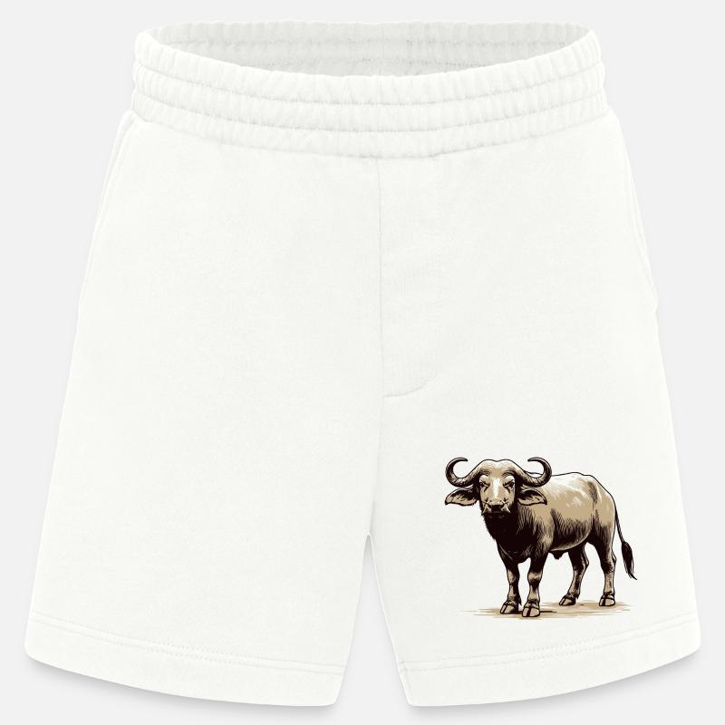 Büffel - Heavyweight Shorts - made by SPREAD - OFF WHITE
