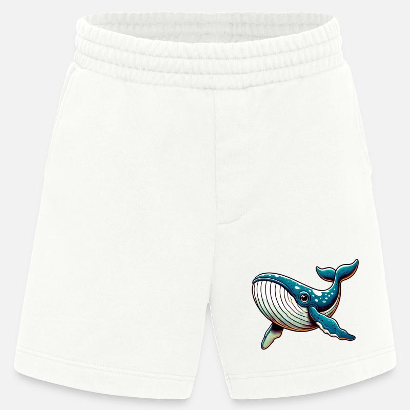 Whale - Heavyweight Shorts - made by SPREAD  - OFF WHITE