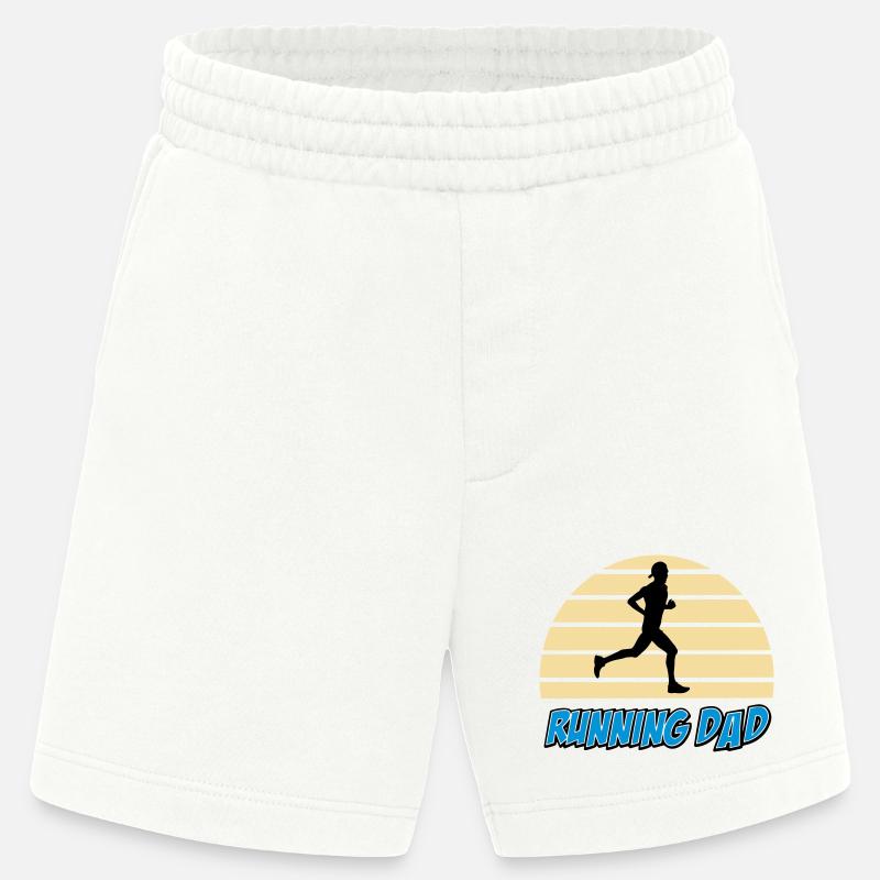 Running dad - Short bio épais fabriqué en UE - OFF WHITE