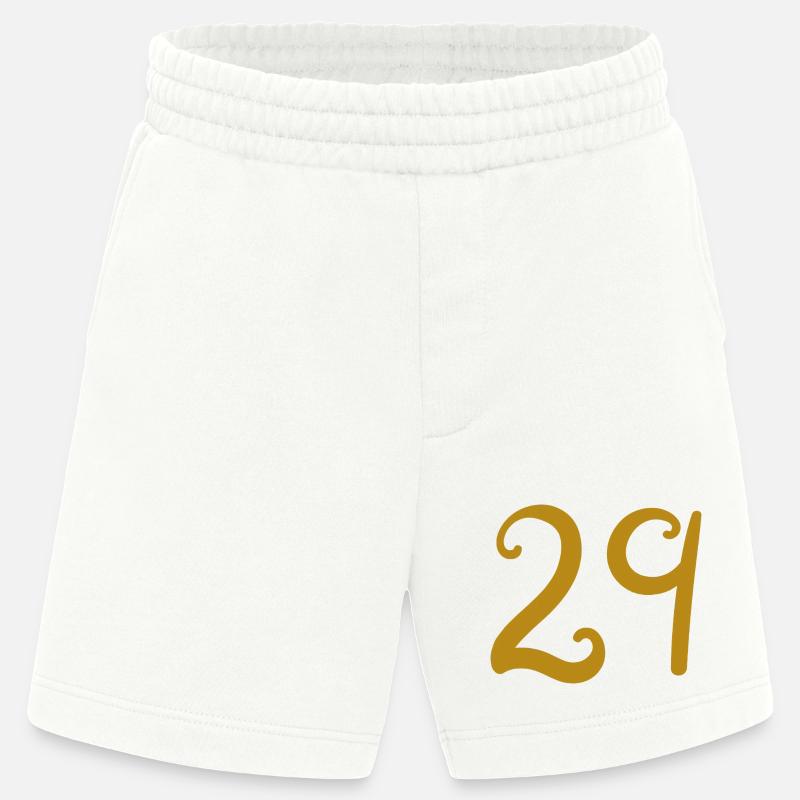 29 - Short bio épais fabriqué en UE - OFF WHITE