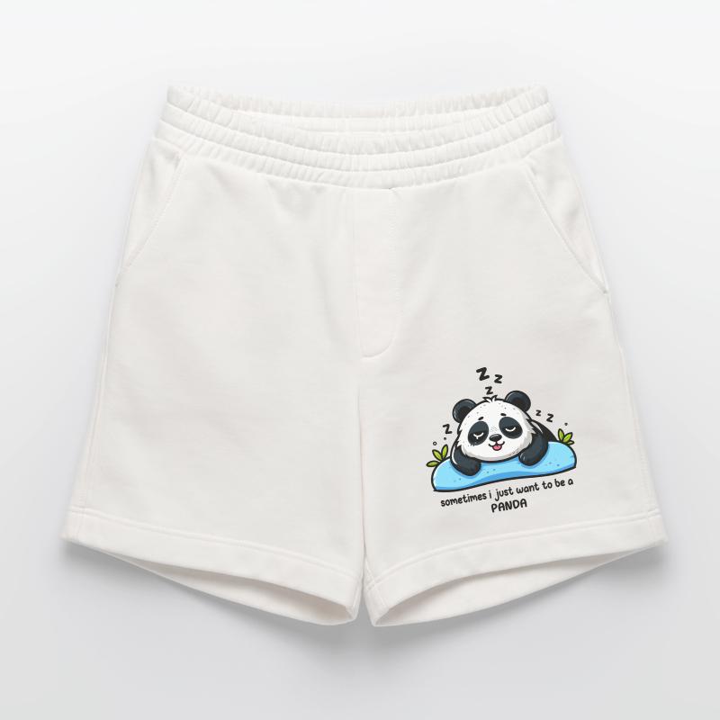 Sleeping Tired Panda Funny Animals Heavyweight Shorts - made by SPREAD 