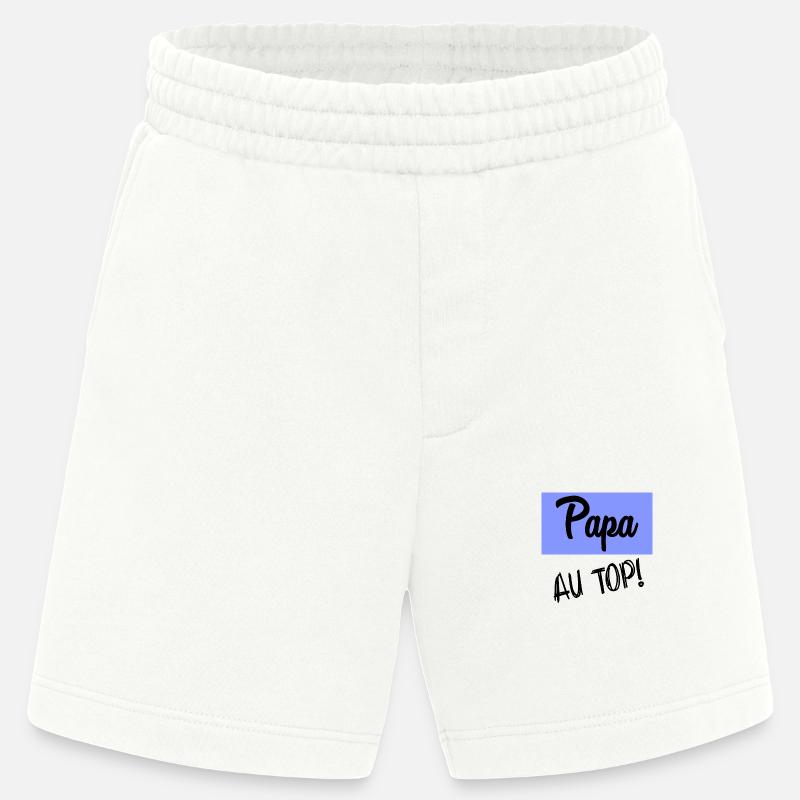 PAPA AN DER SPITZE - Heavyweight Shorts - made by SPREAD - OFF WHITE