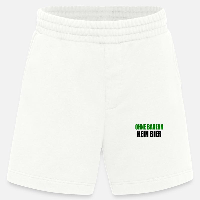 text5040 - Heavyweight Shorts - made by SPREAD  - OFF WHITE