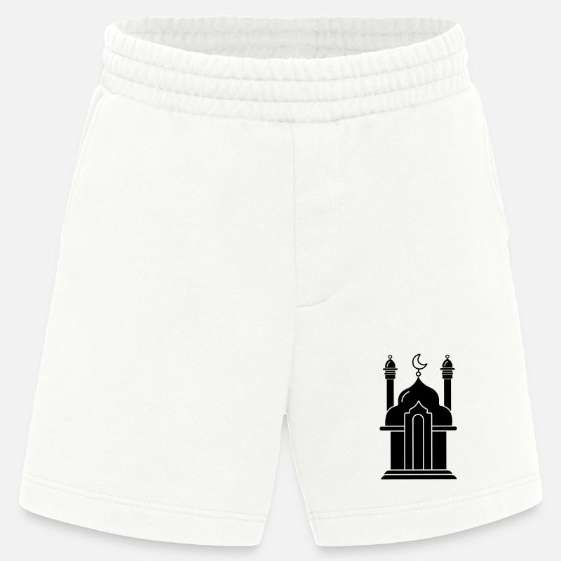 Moschee religiöses Bethaus 000 - Heavyweight Shorts - made by SPREAD  - OFF WHITE