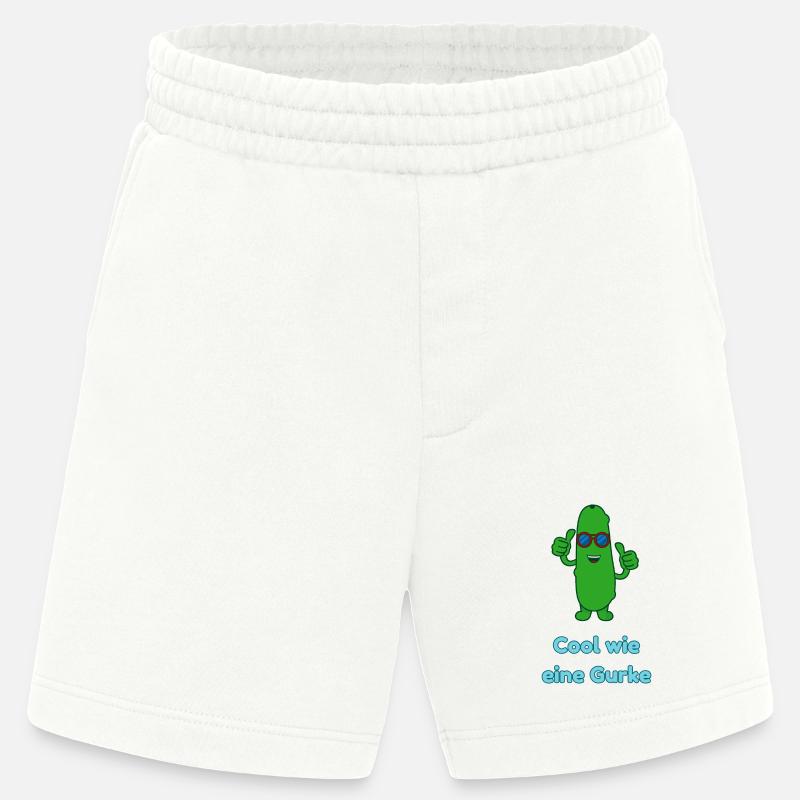 Cool wie eine Gurke - Heavyweight Shorts - made by SPREAD  - OFF WHITE