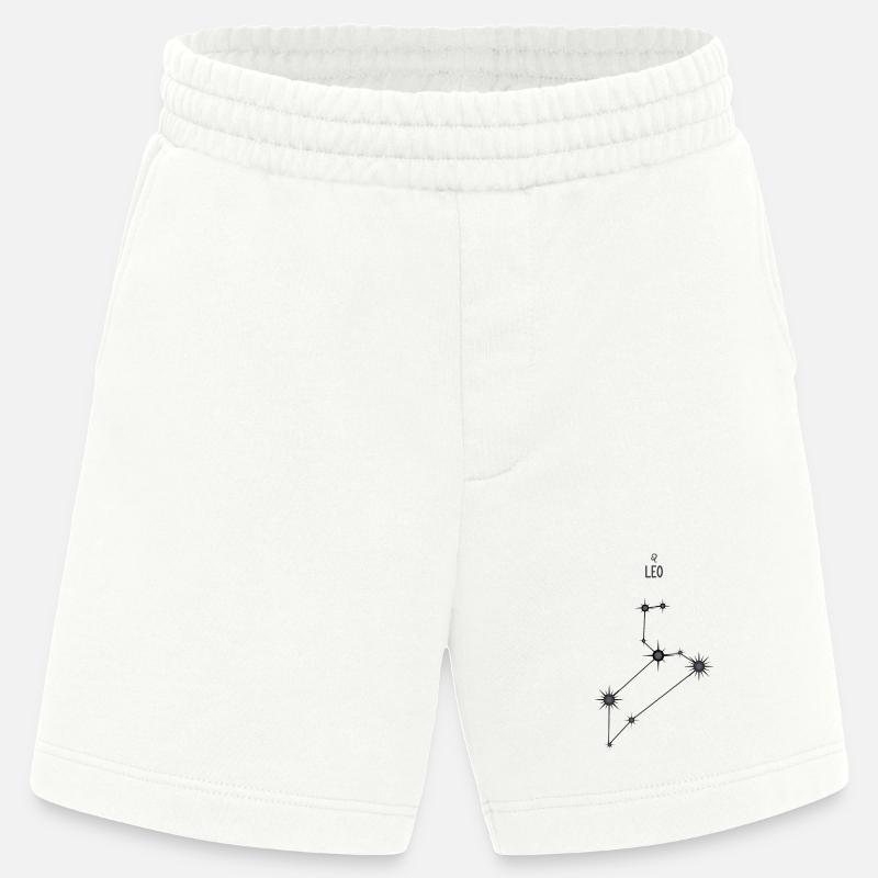 Sternzeichen Löwe Sternbild Sternbild Schwarz & Grau - Heavyweight Shorts - made by SPREAD  - OFF WHITE