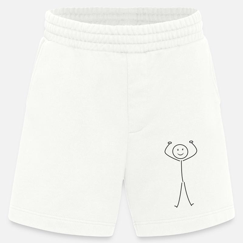 Strichmann - Short bio épais fabriqué en UE - OFF WHITE
