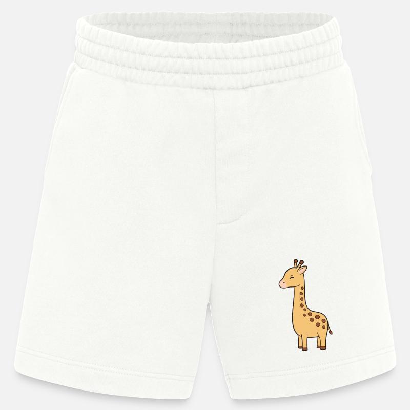 Giraffe - Heavyweight Shorts - made by SPREAD - OFF WHITE