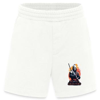Samurai, Weg des Krieger - Heavyweight Shorts - made by SPREAD  - OFF WHITE - Vorne