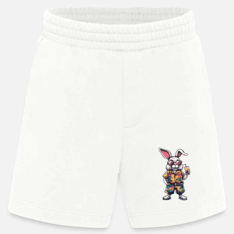 Hase Comic Sommer - Heavyweight Shorts - made by SPREAD - OFF WHITE