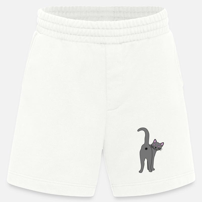 Freche Katze - Heavyweight Shorts - made by SPREAD - OFF WHITE