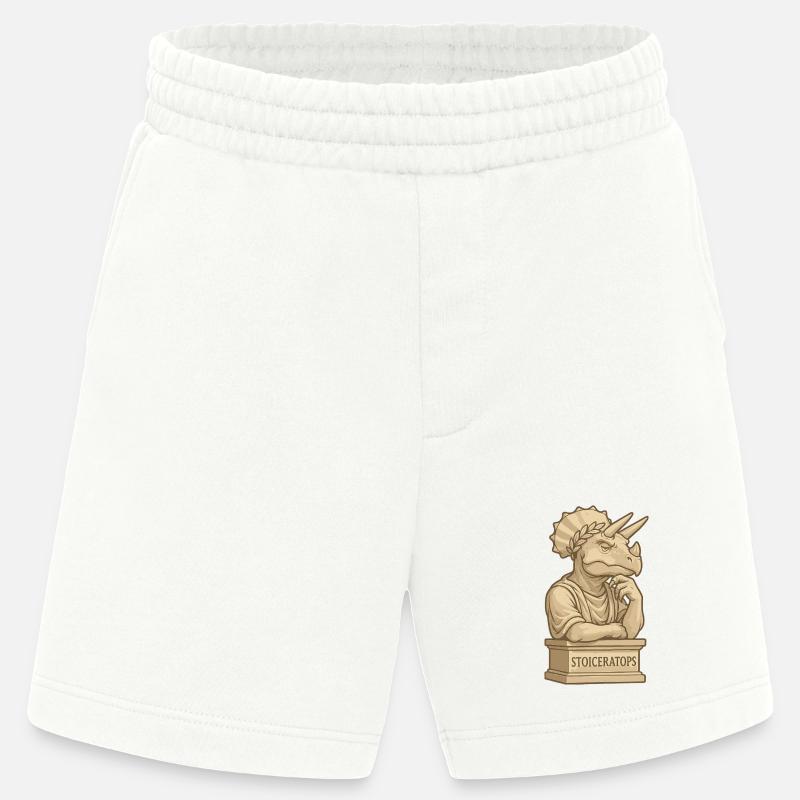 Stoiceratops - Heavyweight Shorts - made by SPREAD  - OFF WHITE