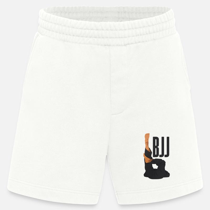BJJ Techniques: Triangle - Heavyweight Shorts - made by SPREAD - OFF WHITE