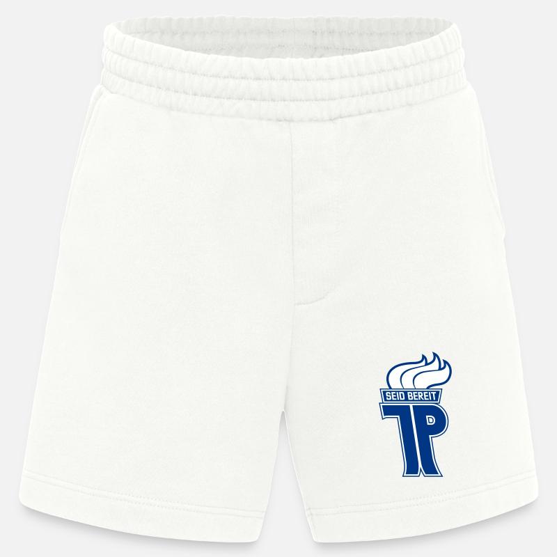 JP - Junge Pioniere Abzeichen (einfarbig) - Heavyweight Shorts - made by SPREAD  - OFF WHITE