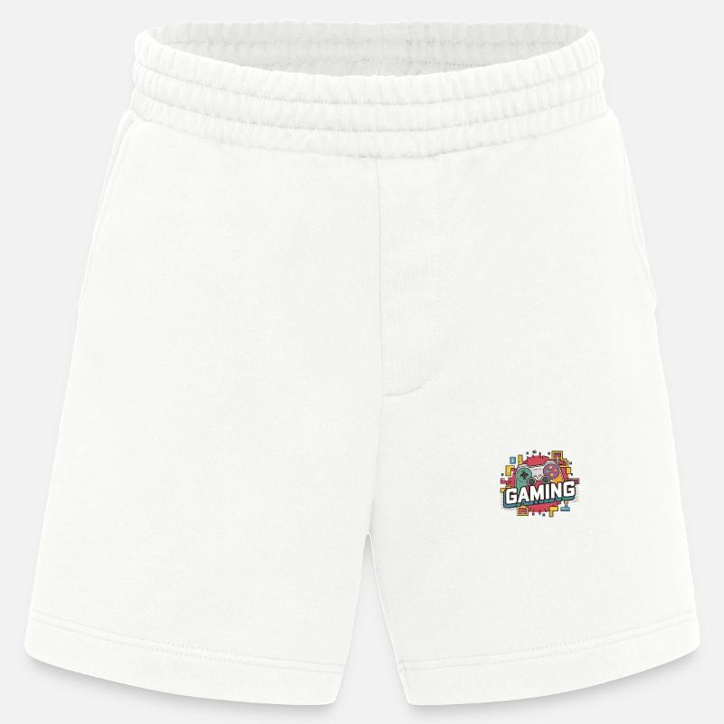 Gaming - Controller - Heavyweight Shorts - made by SPREAD  - OFF WHITE