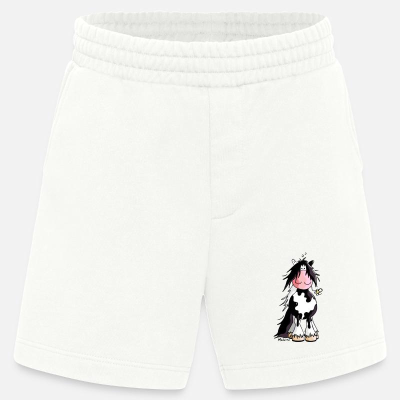 Irish Tinker - Gypsy Cob - Pferd - Heavyweight Shorts - made by SPREAD  - OFF WHITE