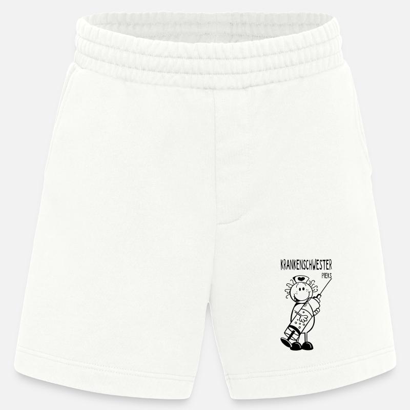 Krankenschwester mit Spritze - Geschenk - Heavyweight Shorts - made by SPREAD  - OFF WHITE