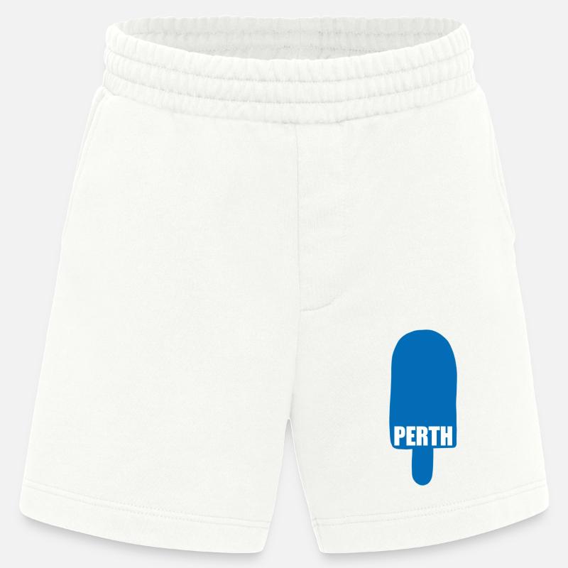 Eisdiele Perth Schottland - Heavyweight Shorts - made by SPREAD  - OFF WHITE