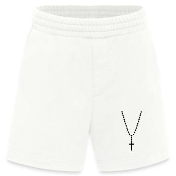 Halskette Hip Hop - Heavyweight Shorts - made by SPREAD  - OFF WHITE - Vorne