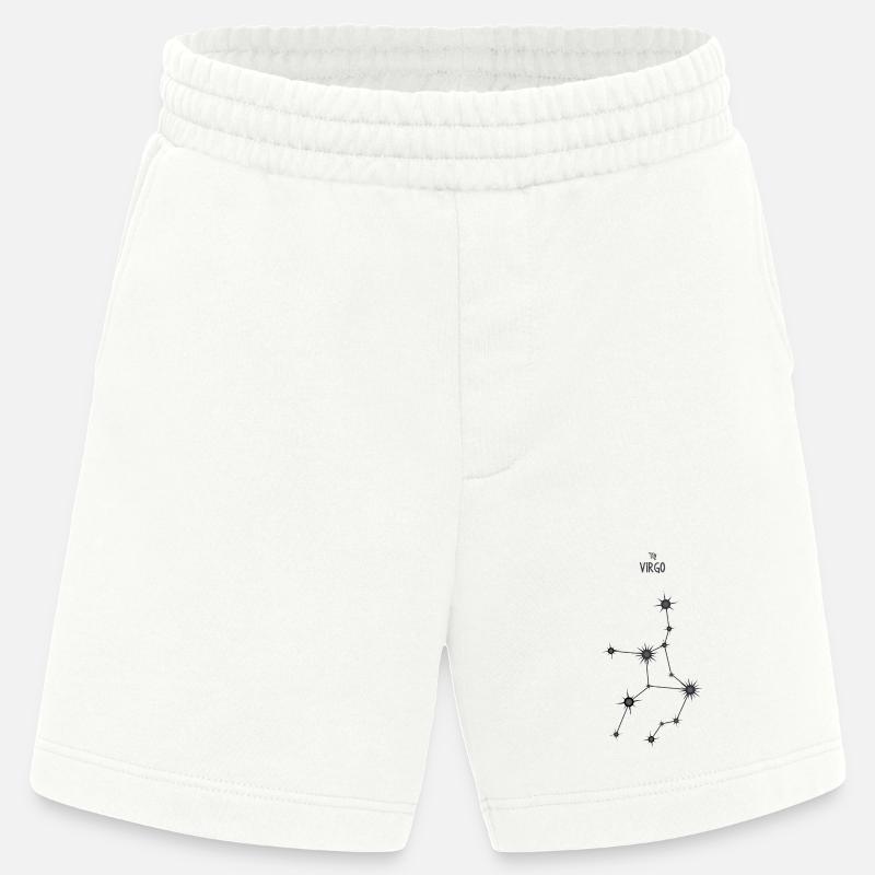 Jungfrau Sternzeichen Sternbild Schwarz & Grau - Heavyweight Shorts - made by SPREAD - OFF WHITE